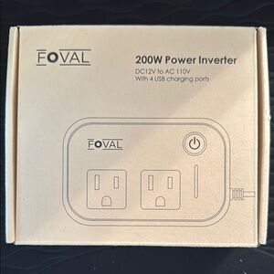 200W power inverter for car with USB Charging Ports